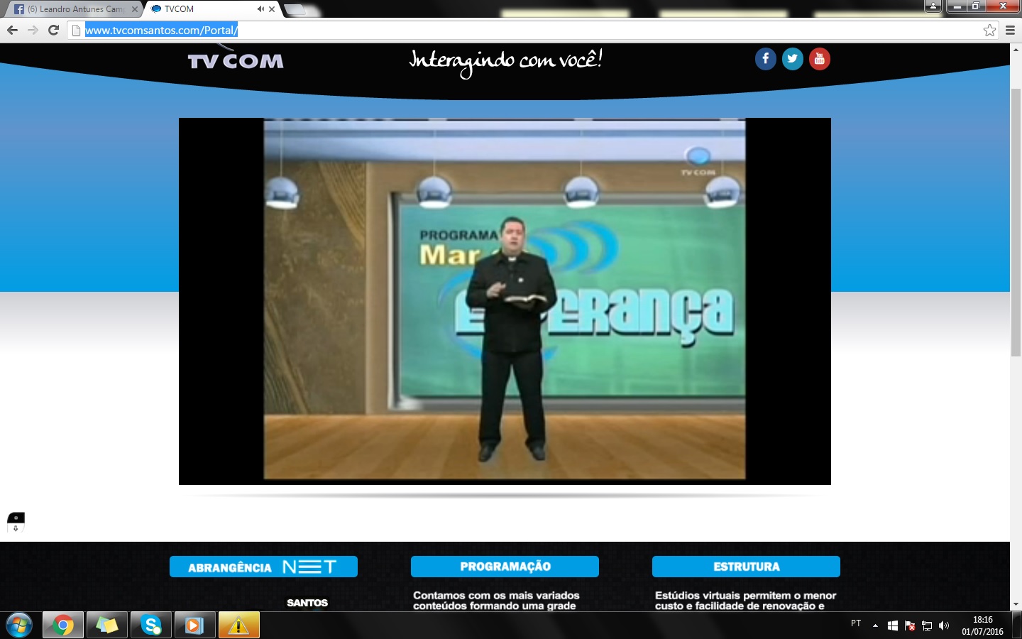 Programa Mar de Esperança com Leandro Campos